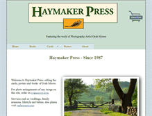 Tablet Screenshot of haymakerpress.com